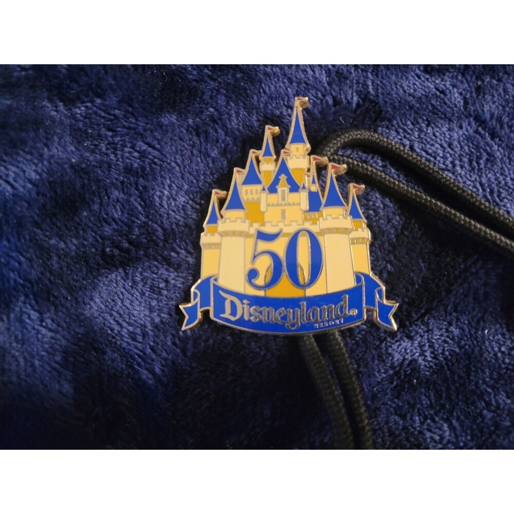 Disney Parks Sleeping Beauty Castle 50th Anniversary Cast Exclusive Bolo Lanyard